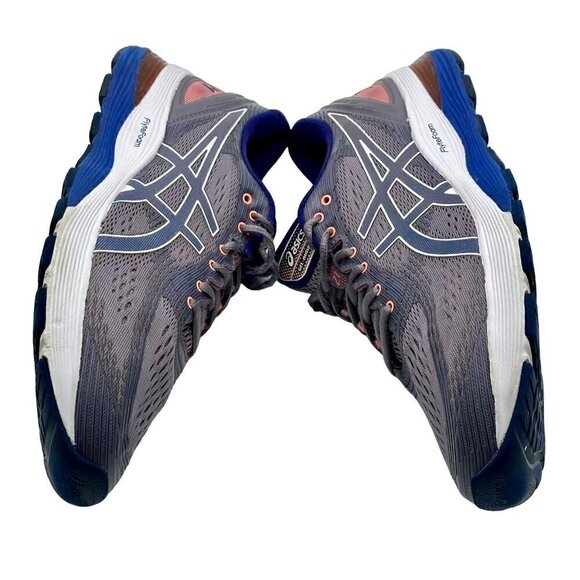 ASICS Gel Nimbus 21 Blue & White Running Sneakers Women’s Size  11 - Picture 7 of 10